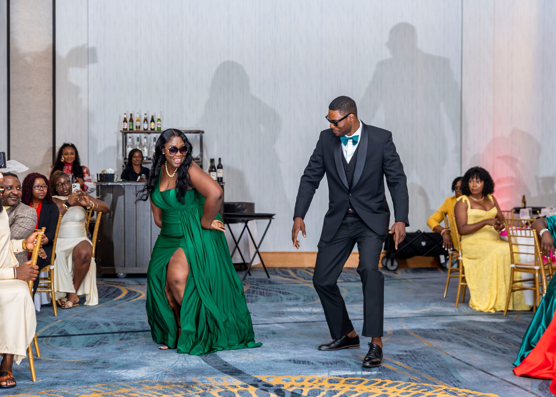 Wedding celebration portrait from a Brandon Media Group gallery