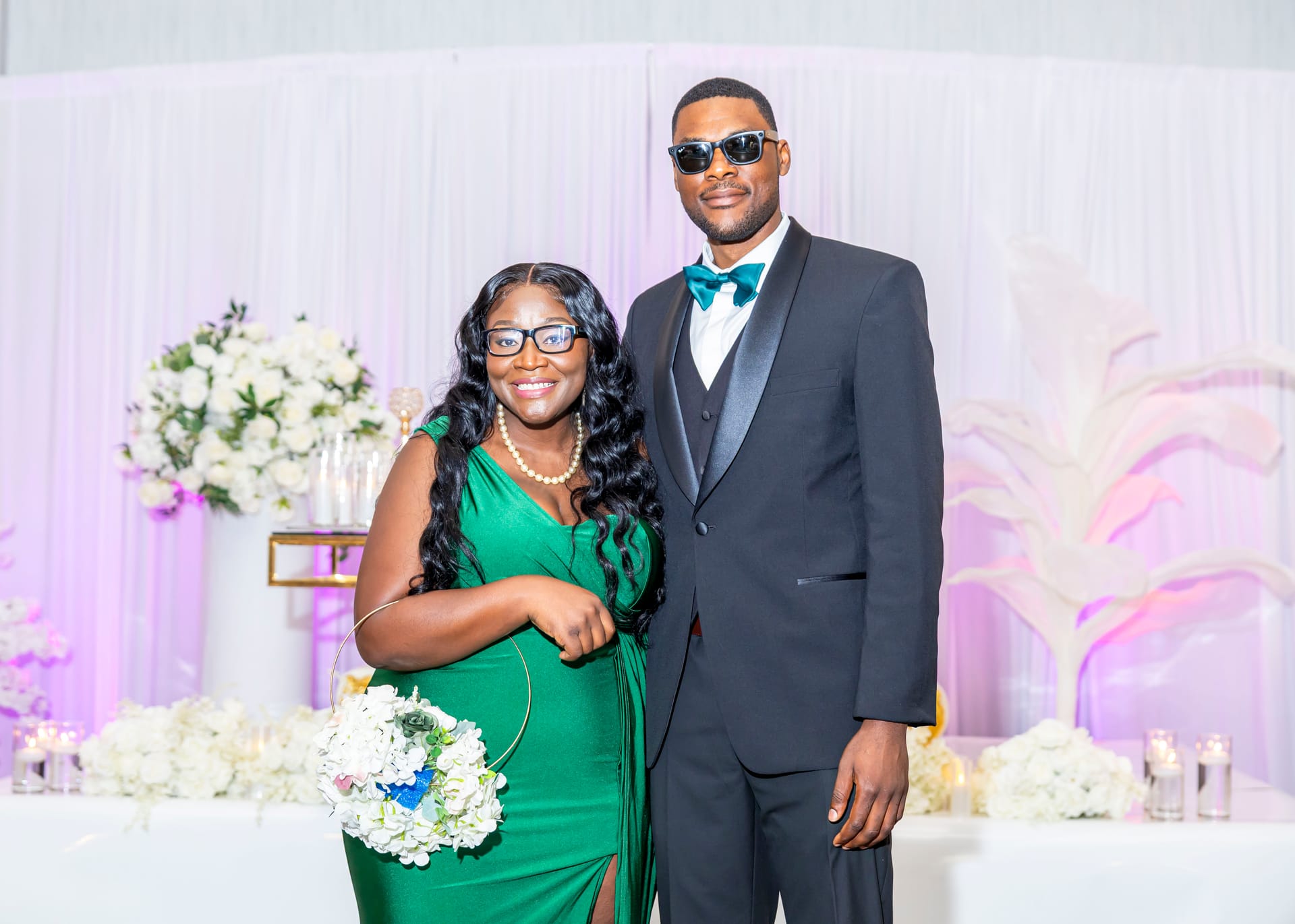 Wedding-day portrait with clean, natural color