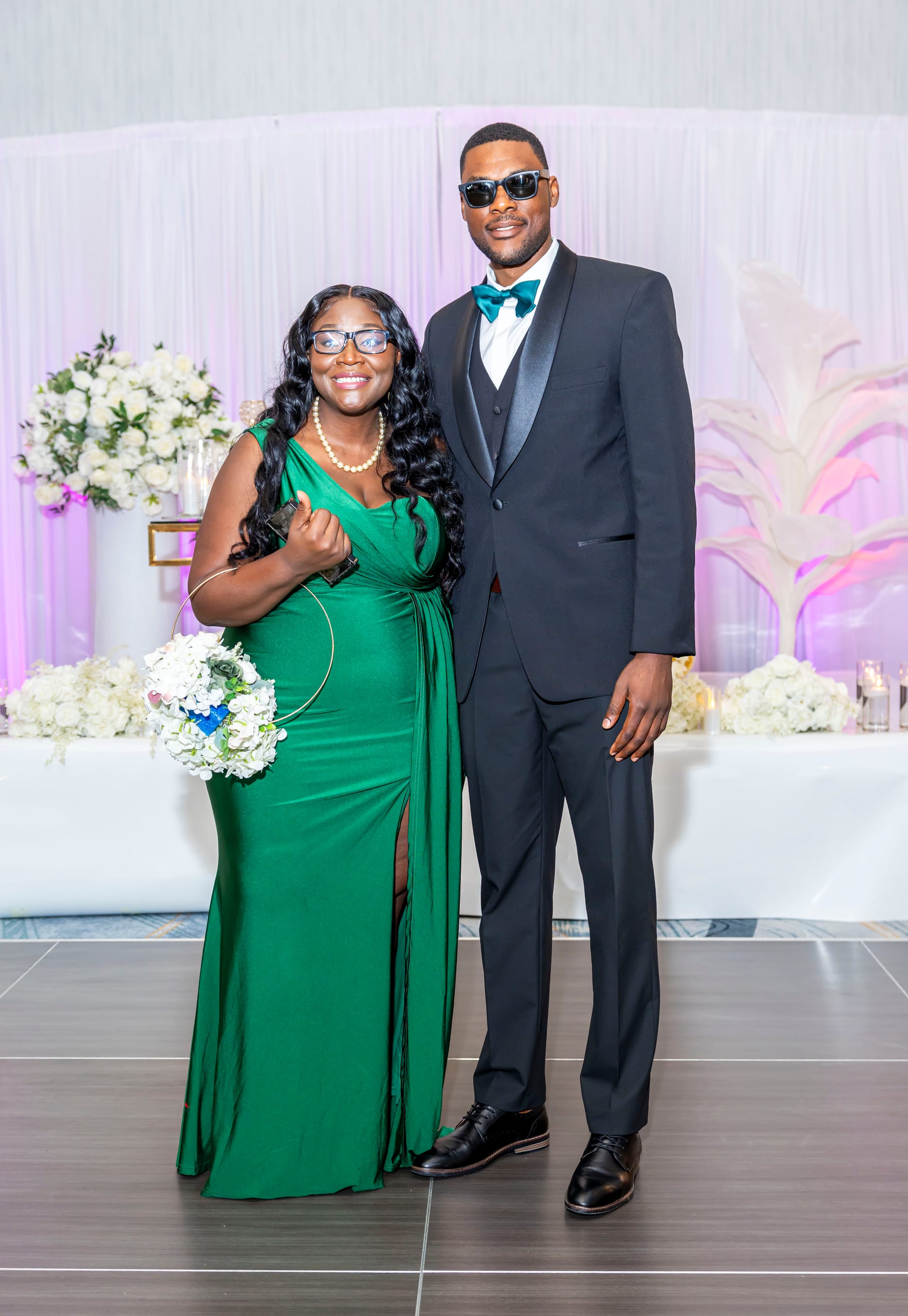 Candid moment from a real wedding celebration